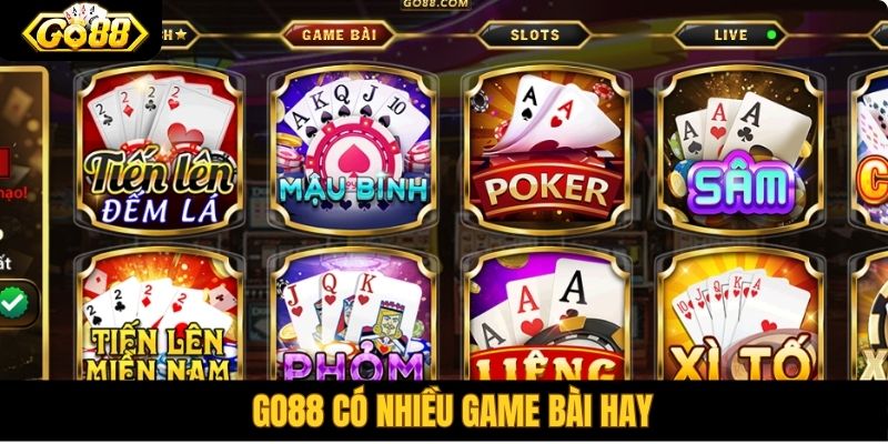Go88 - Link vào cổng game bài Go88 mới nhất không bị chặn 10 Go88 có nhiều game bài hay