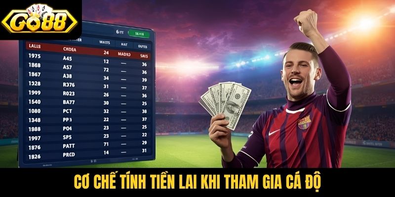 Cơ chế tính tiền lai khi tham gia cá độ