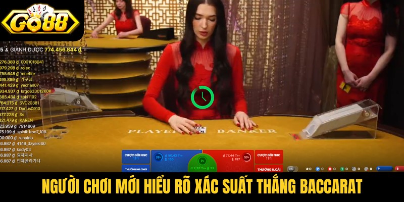Người chơi mới hiểu rõ xác suất thắng Baccarat